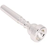 Keenso Boquilla de Trompeta 3C- Boquilla de Trompeta chapada en Plata-Oro Tamaño 3C para Accesorio de Instrumento…